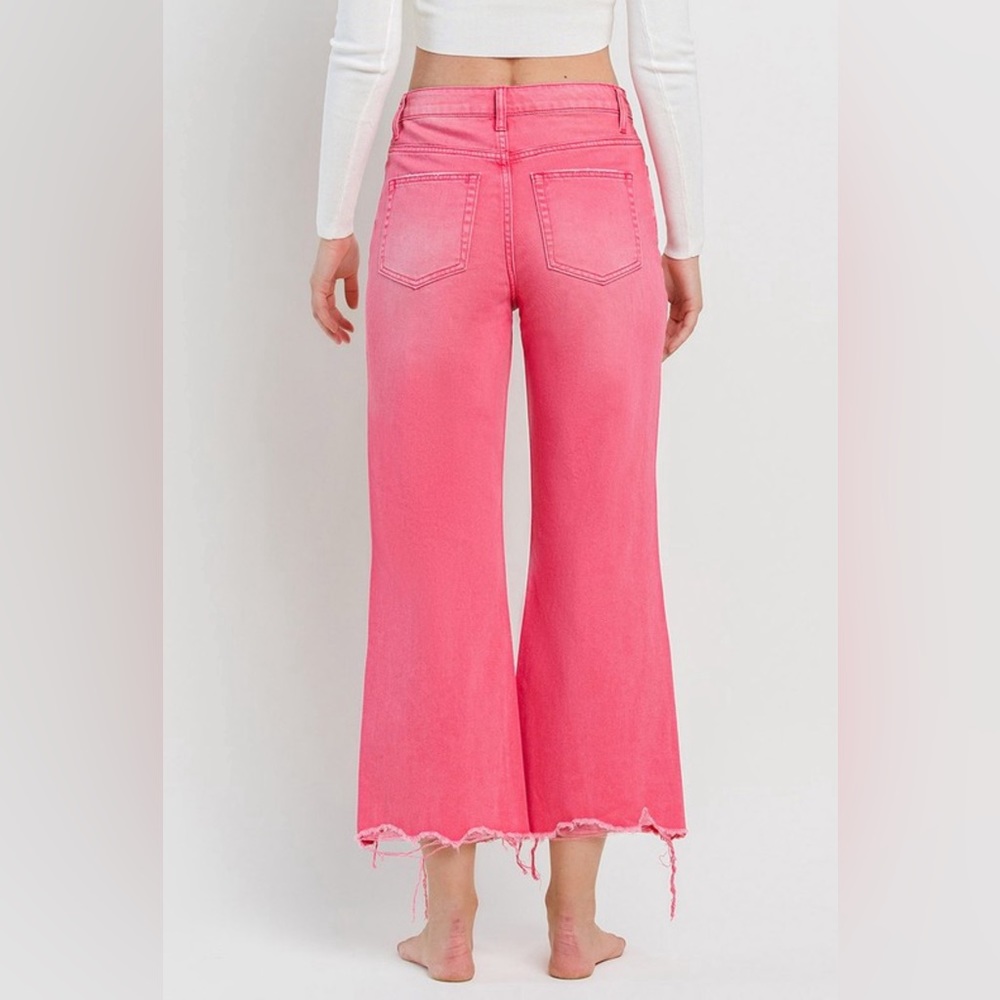 90’s Vintage Crop Flare Jeans - Picture 3 of 9
